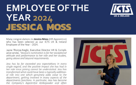 ICTS UK & Ireland Employee of the Year 2024